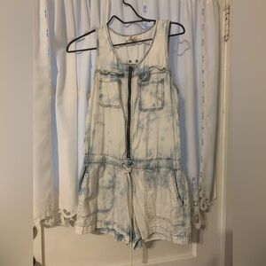 Life in Progress Light Blue Romper